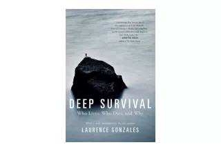 Download PDF Deep Survival Who Lives Who Dies and Why for android