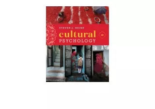 Kindle online PDF Cultural Psychology free acces
