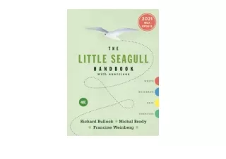Kindle online PDF The Little Seagull Handbook with Exercises 2021 MLA Update ful
