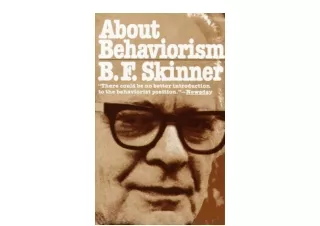 Download PDF About Behaviorism for android