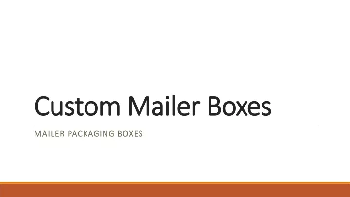 custom mailer boxes