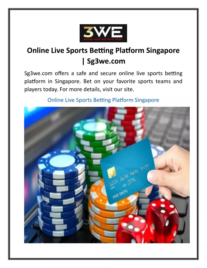 online live sports betting platform singapore