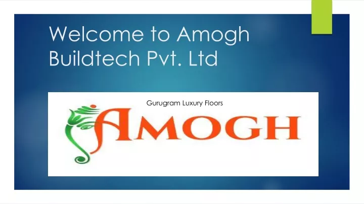 welcome to amogh buildtech pvt ltd