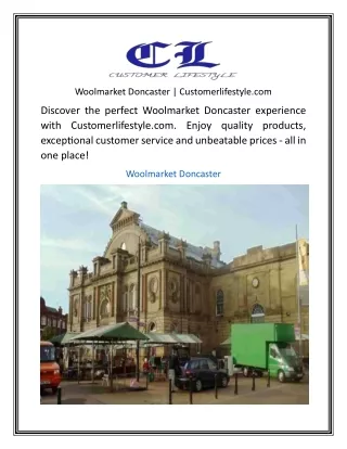 Woolmarket Doncaster Customerlifestyle