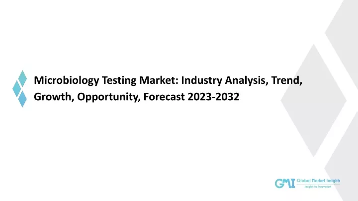 microbiology testing market industry analysis