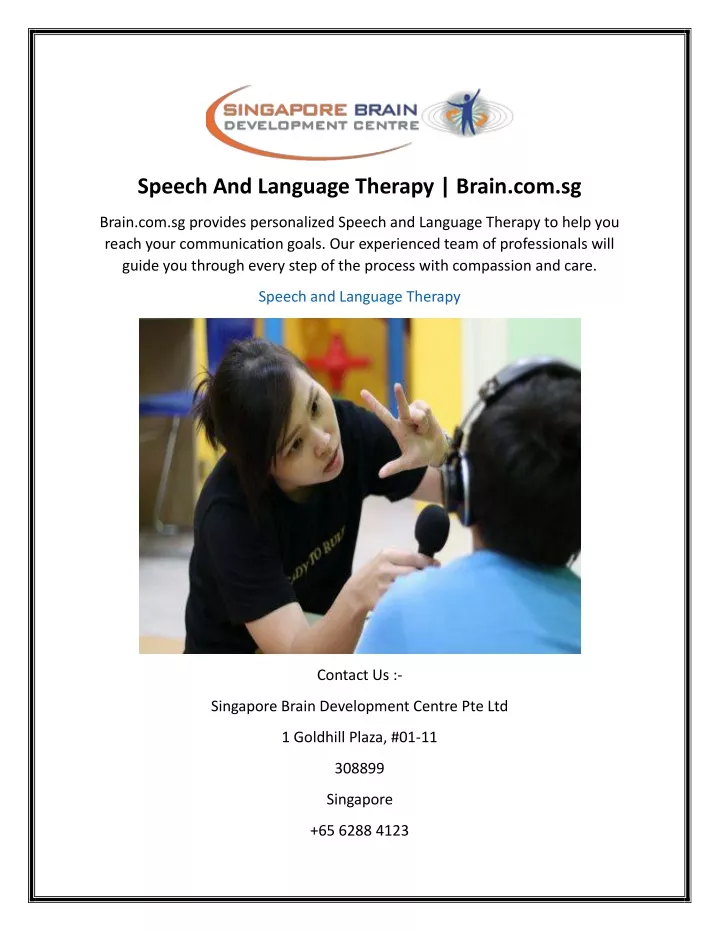 speech and language therapy brain com sg