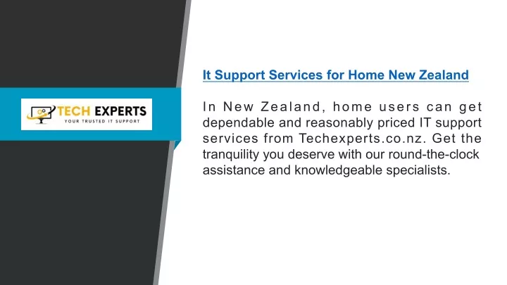 it support services for home new zealand