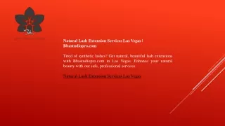 Natural Lash Extension Services Las Vegas  Bbastudiopro.com