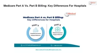 medicare part a vs part b billing key differences for hospitals