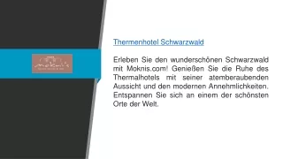 Thermenhotel Schwarzwald  Moknis.com