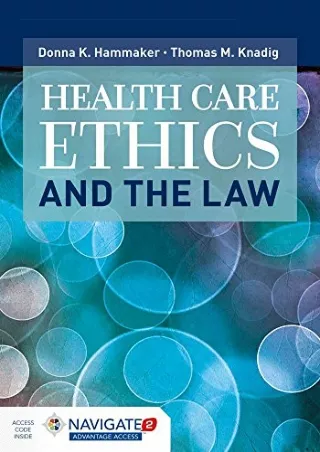PDF Download Health Care Ethics and the Law read