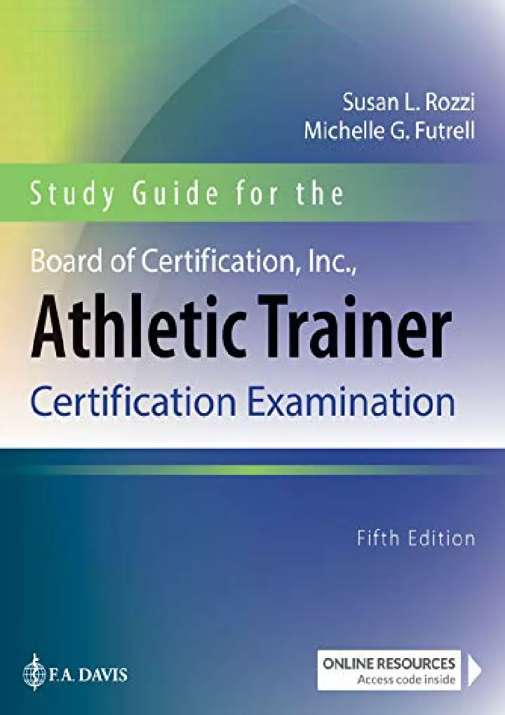 study guide for the board of certification