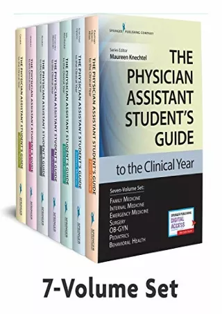 [PDF] DOWNLOAD EBOOK The Physician Assistant Student’s Guide to the Clinical Yea