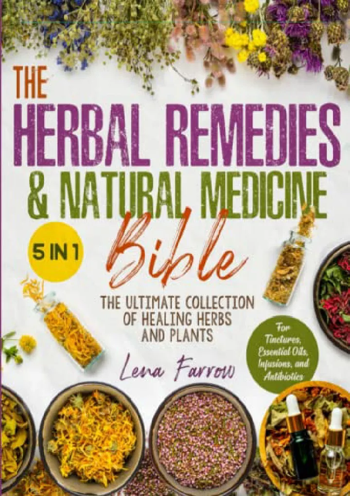 the herbal remedies natural medicine bible