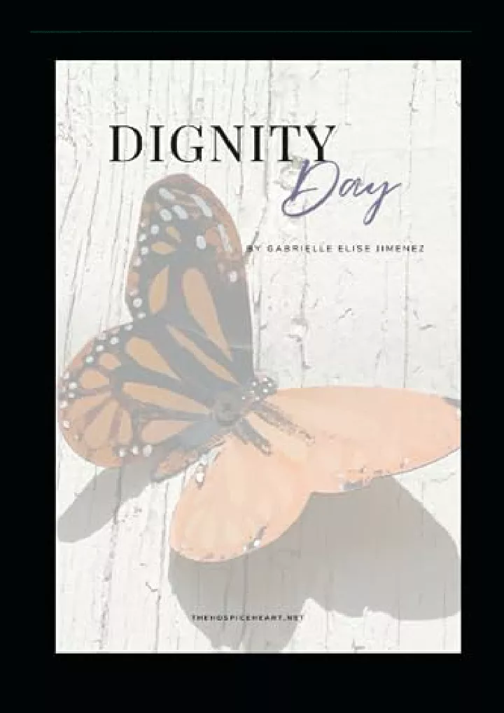 dignity day a guidebook for anyone searching