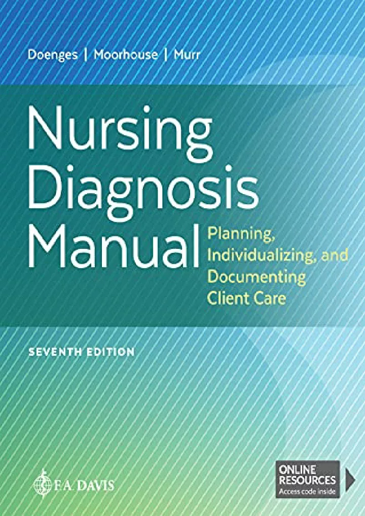 nursing diagnosis manual planning individualizing