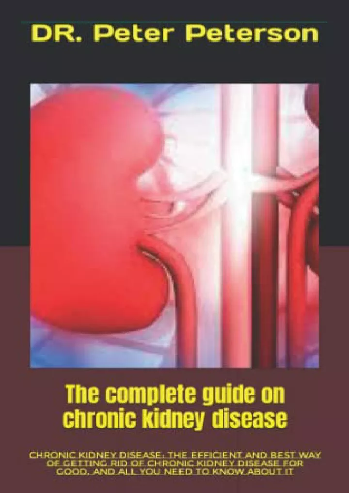 the complete guide on chronic kidney disease