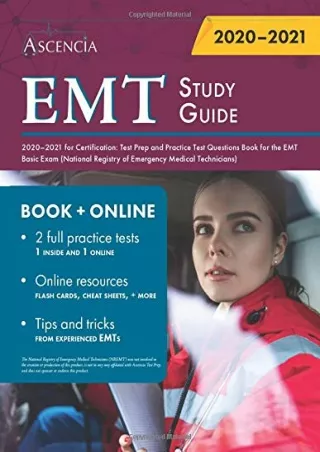 PDF KINDLE DOWNLOAD EMT Study Guide 2020-2021 for Certification: Test Prep and P