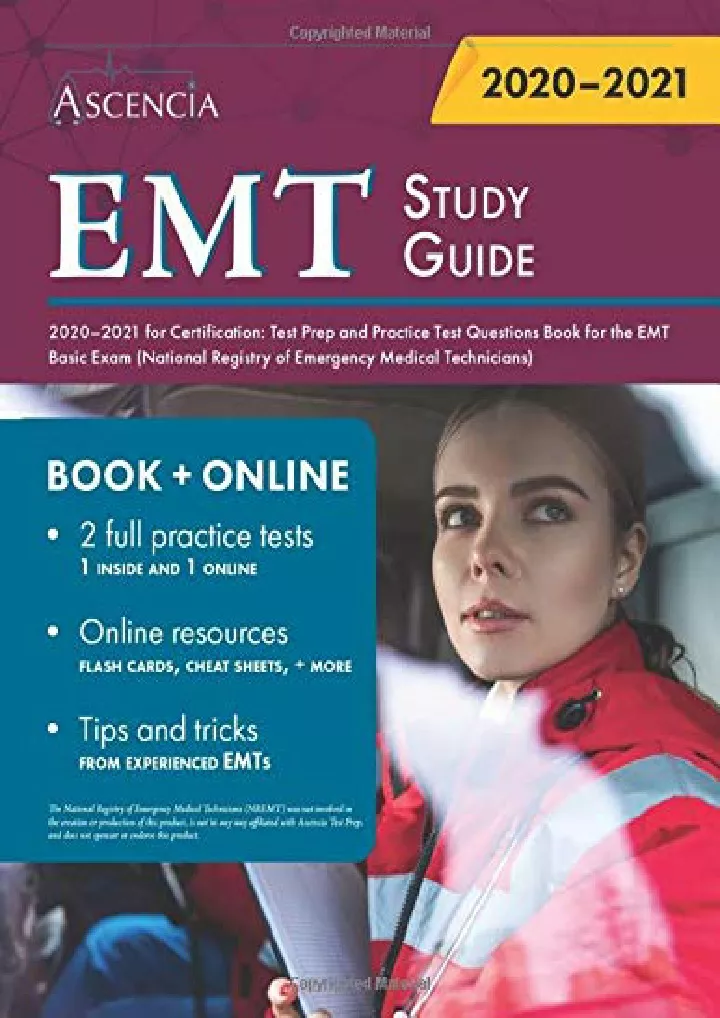 emt study guide 2020 2021 for certification test