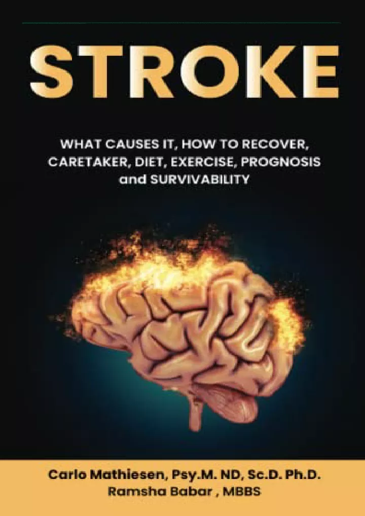 stroke what causes it how to recover caretaker
