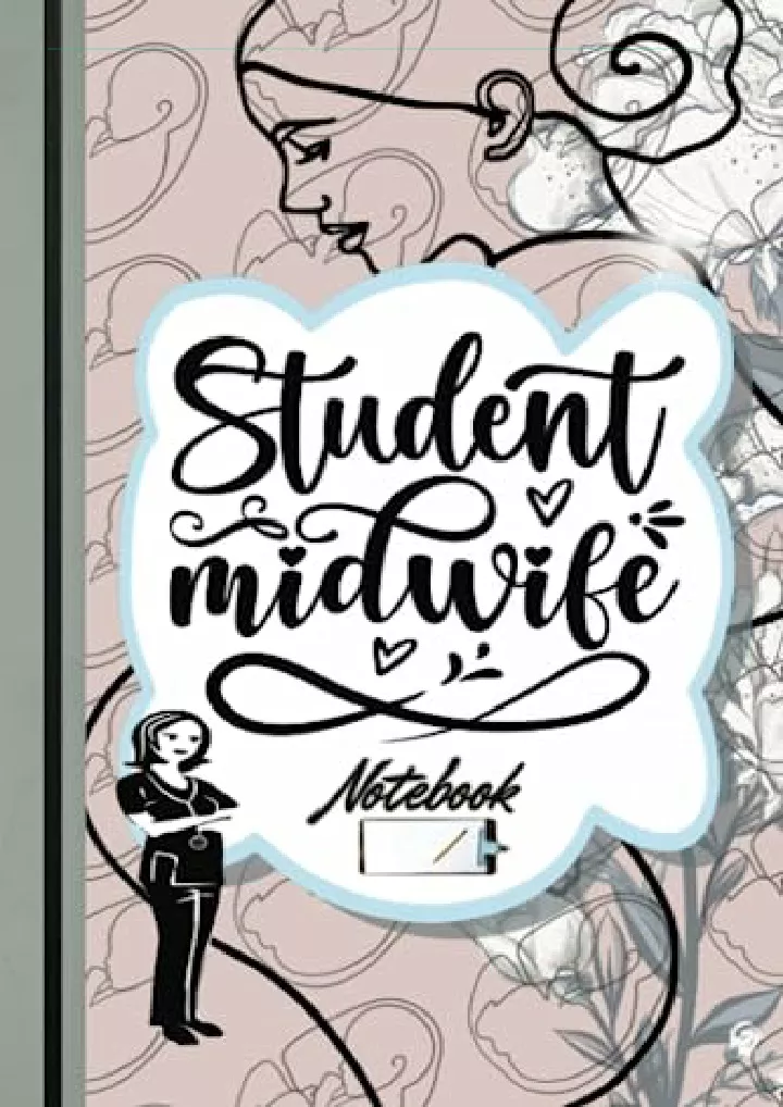 student midwife botanical notebook beautiful
