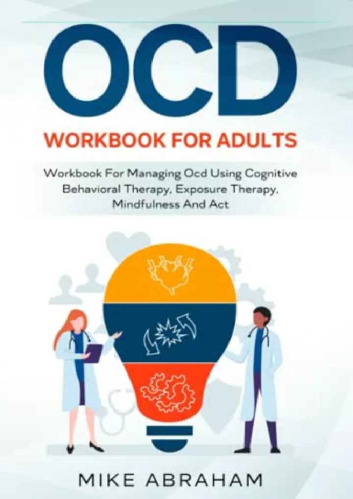 ocd workbook for adults workbook for managing