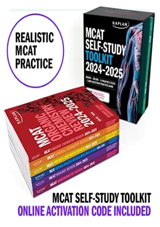 READ/DOWNLOAD MCAT Self-Study Toolkit 2024-2025: Includes MCAT Complete 7 Book S