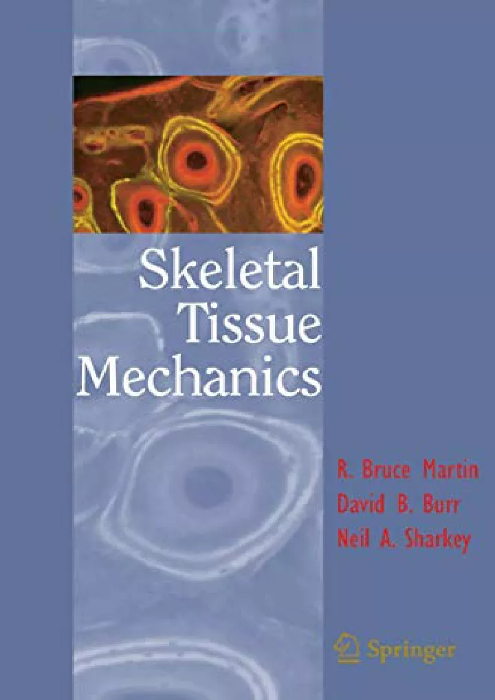 skeletal tissue mechanics download pdf read