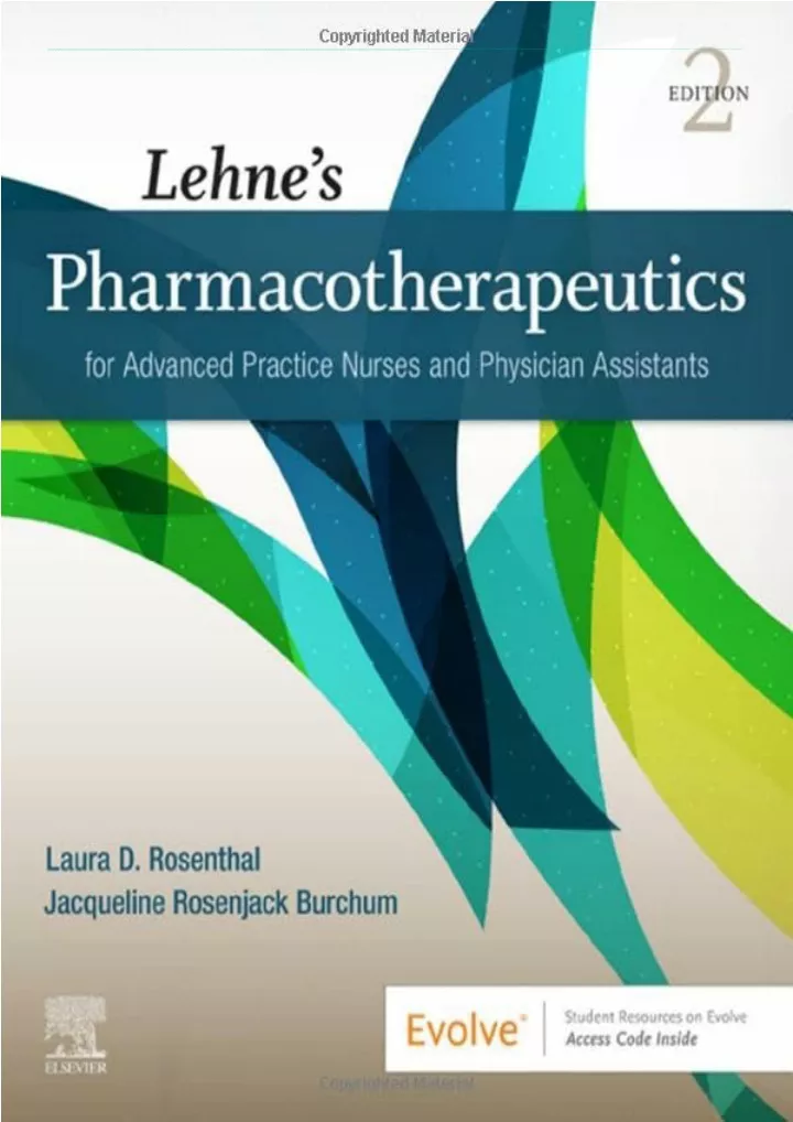 lehne s pharmacotherapeutics for advanced