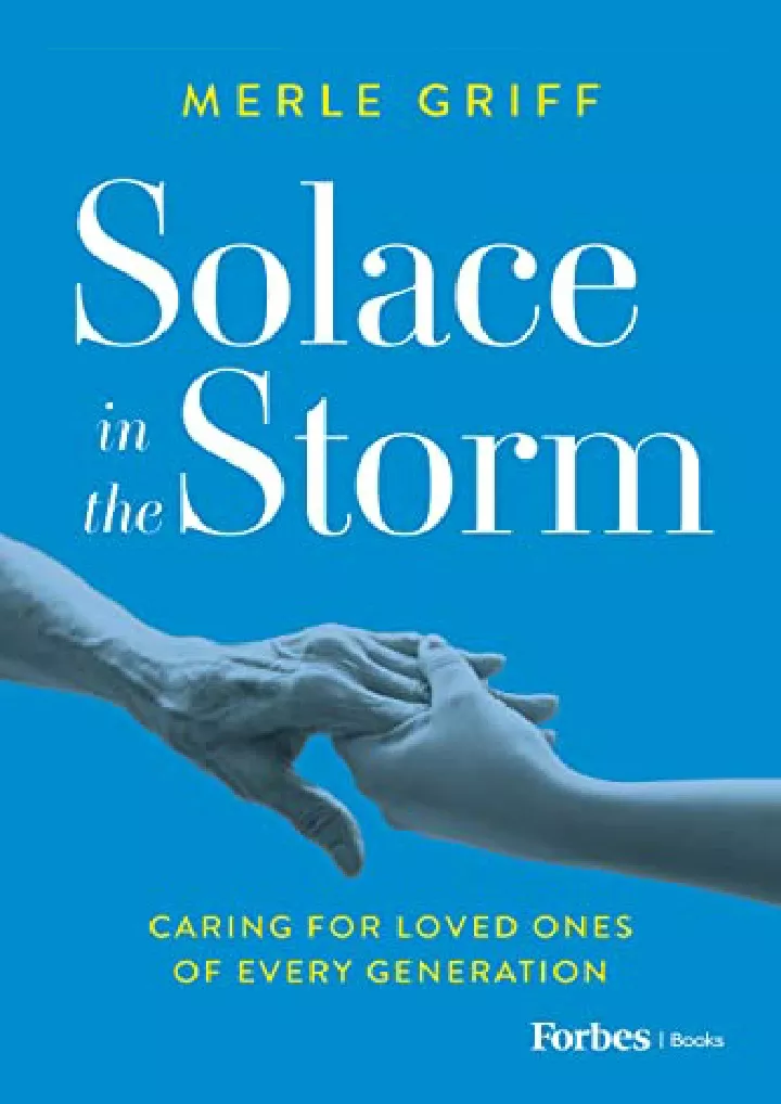 solace in the storm caring for loved ones