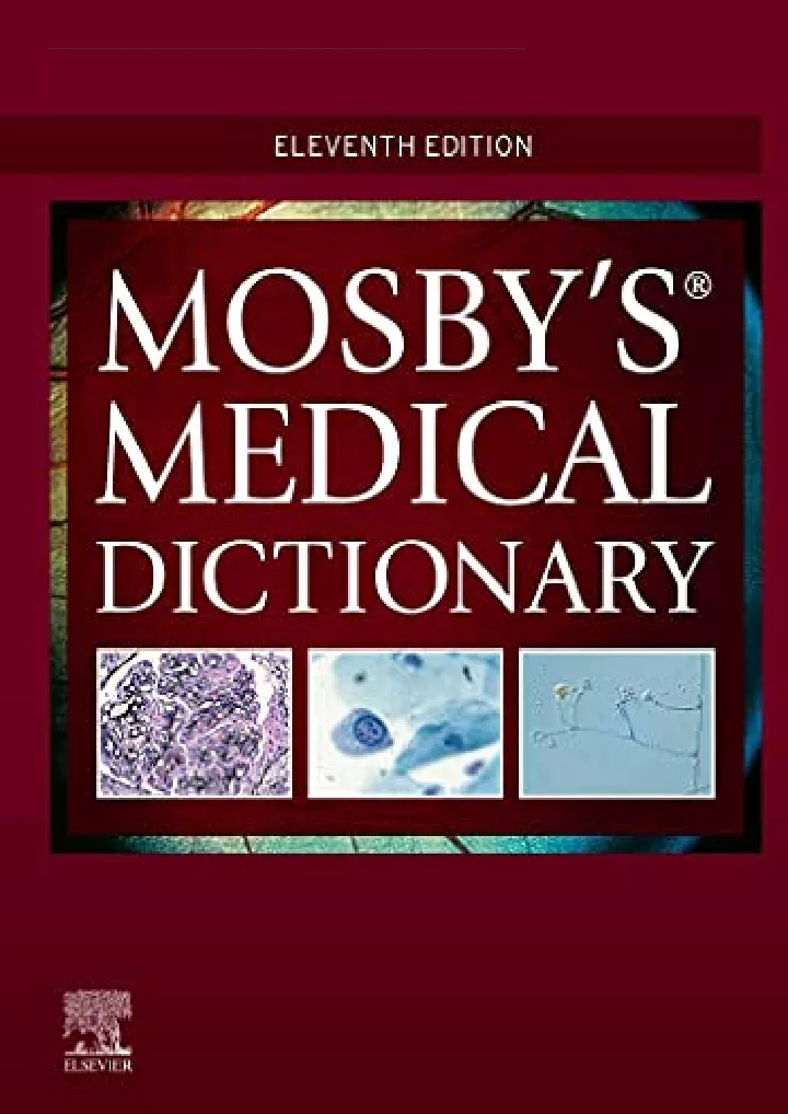 mosby s medical dictionary download pdf read
