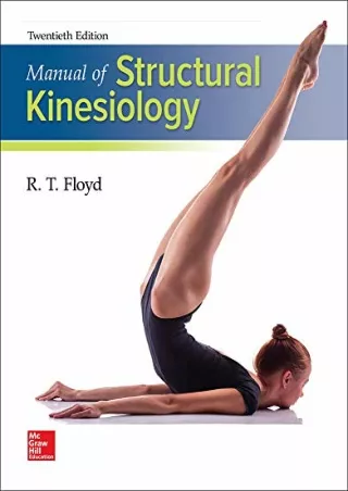 [PDF] DOWNLOAD FREE Manual of Structural Kinesiology ipad