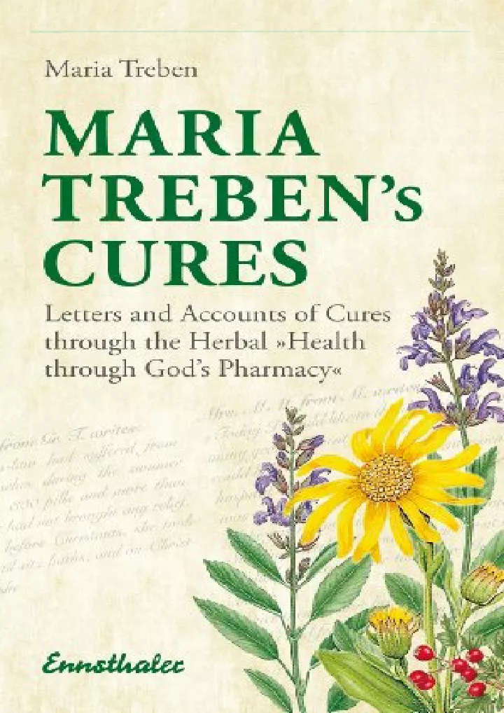 maria treben s cures letters and accounts