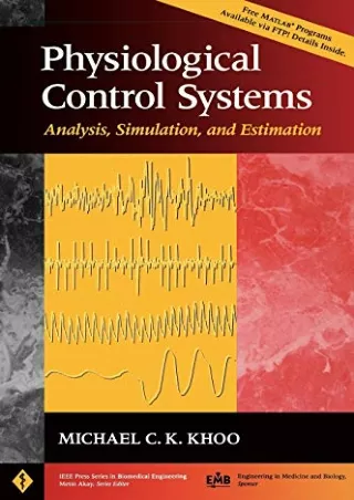 READ [PDF] Physiological Control Systems: Analysis, Simulation, and Estimation f