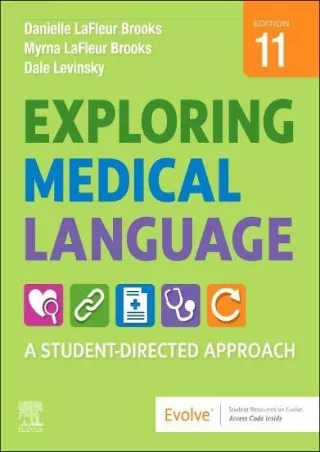 PDF Exploring Medical Language: A Student-Directed Approach download