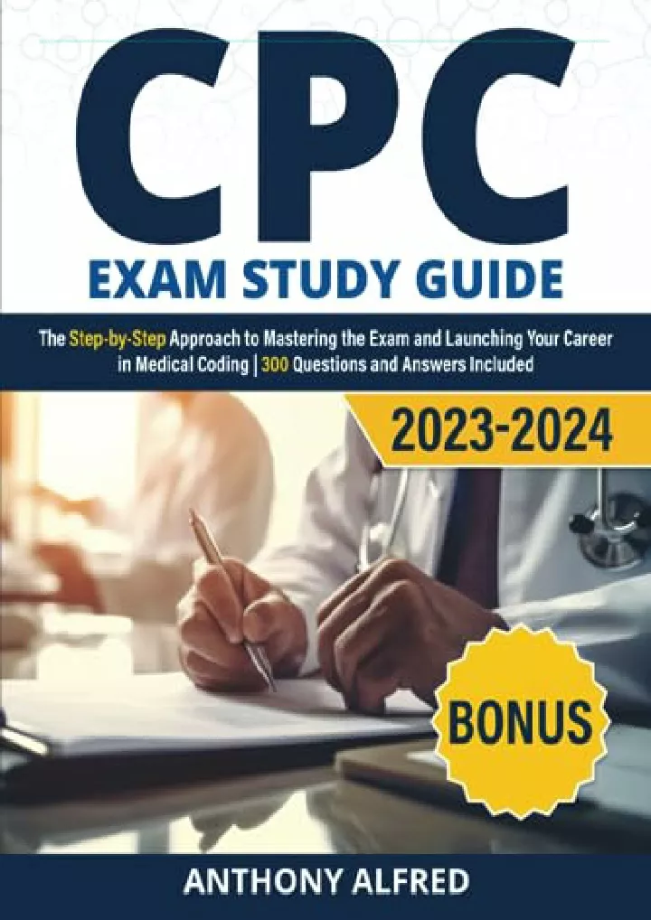 cpc exam study guide the step by step approach