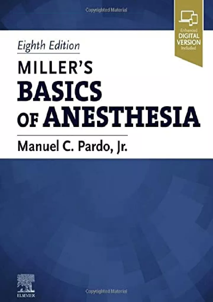 miller s basics of anesthesia download pdf read