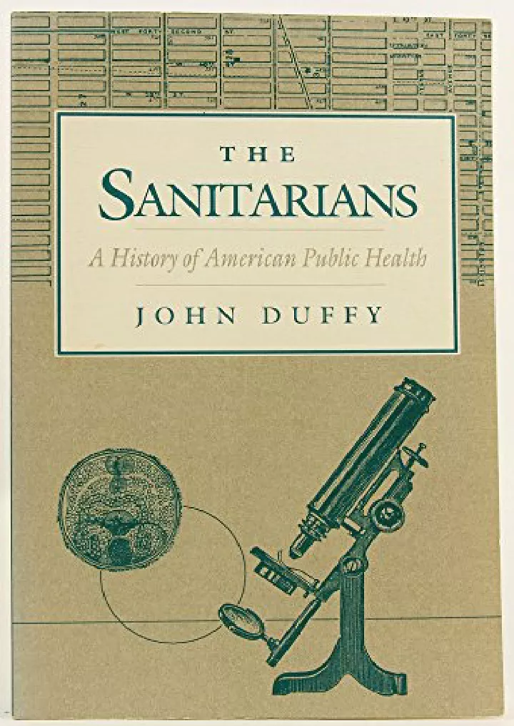 the sanitarians a history of american public