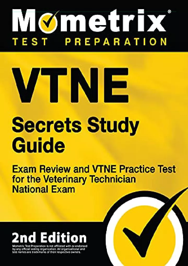 vtne secrets study guide exam review and vtne
