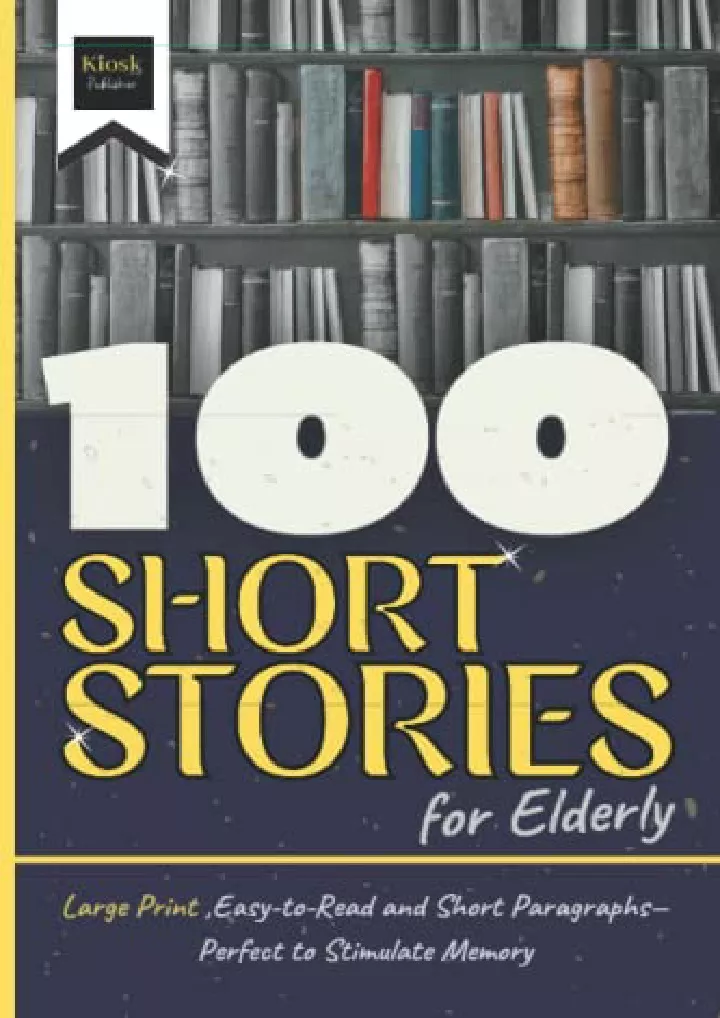 100 short stories for elderly large print easy