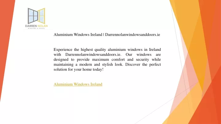 aluminium windows ireland