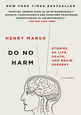PDF KINDLE DOWNLOAD Do No Harm: Stories of Life, Death, and Brain Surgery bestse