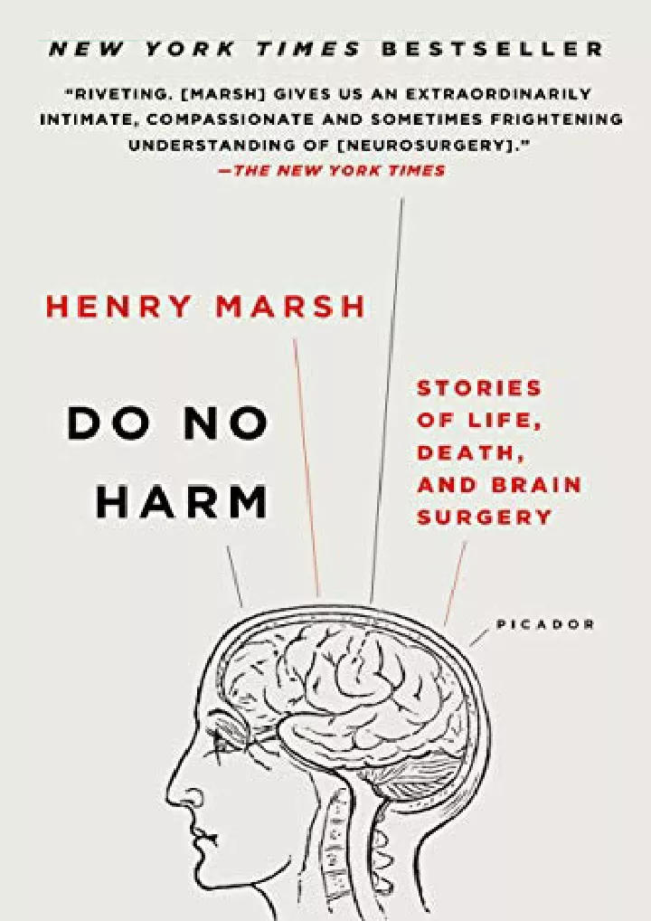 do no harm stories of life death and brain