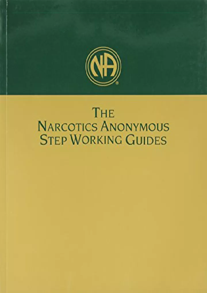 narcotics anonymous step working guides download