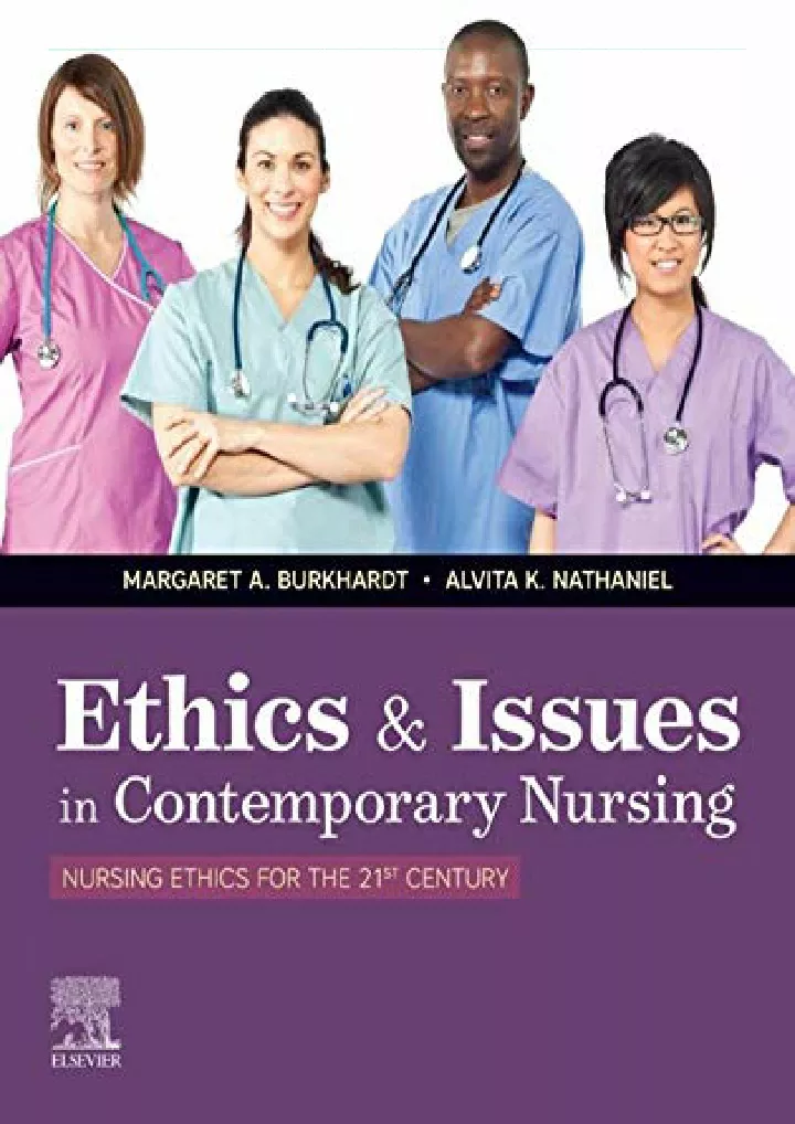 ethics issues in contemporary nursing e book