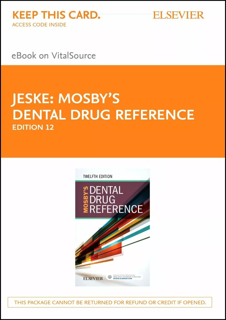 mosby s dental drug reference e book download