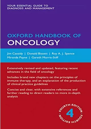 PDF/READ Oxford Handbook of Oncology (Oxford Medical Handbooks) bestseller