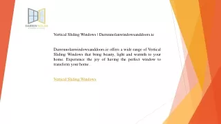 Vertical Sliding Windows   Darrennolanwindowsanddoors.ie