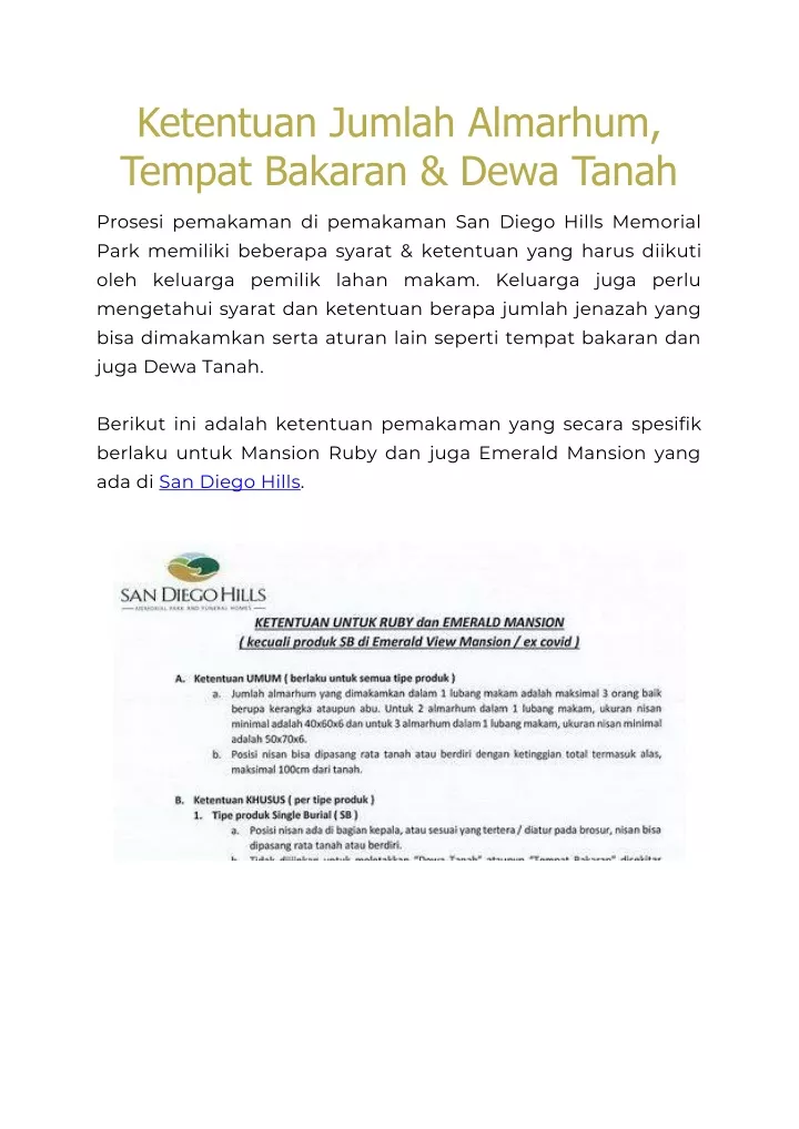 ketentuan jumlah almarhum tempat bakaran dewa