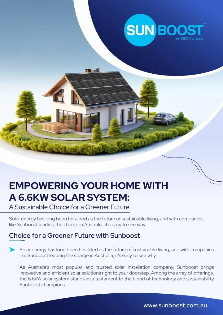 empowering your home with a 6 6kw solar system